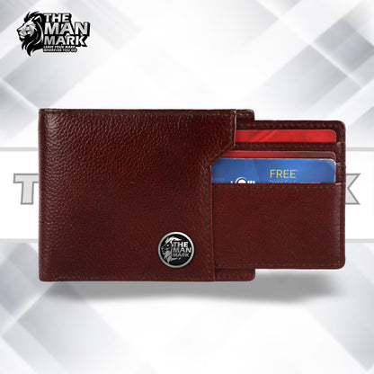 Genuine Leather Wallet for Men - RFID Protected Leather Men's Wallet with 6 ATM Credit Debit Card