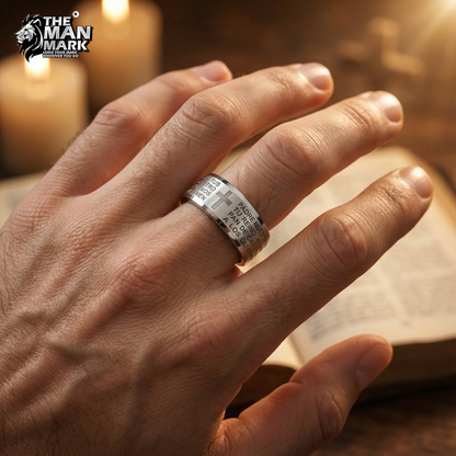 Christian Prayer Ring for Men