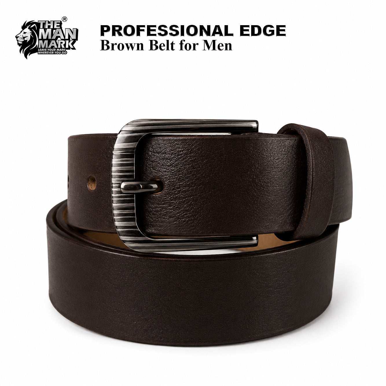 Brown Sentinel Wallet, Alpha Rider Brown Sunglasses & Professional Edge Brown Belt – Premium Gift Combo for Men