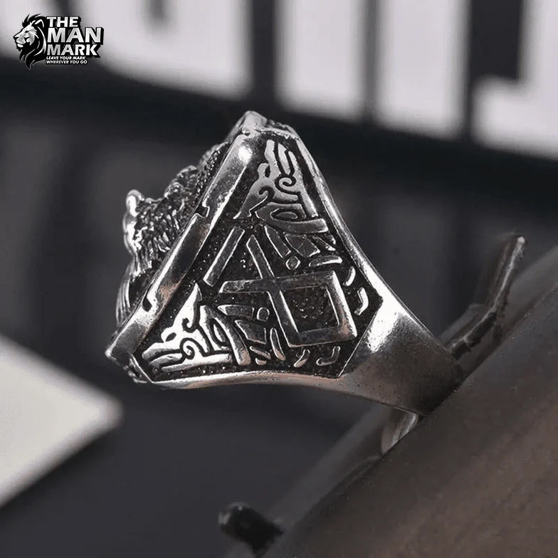 Wolfbane Crest Ring for Men