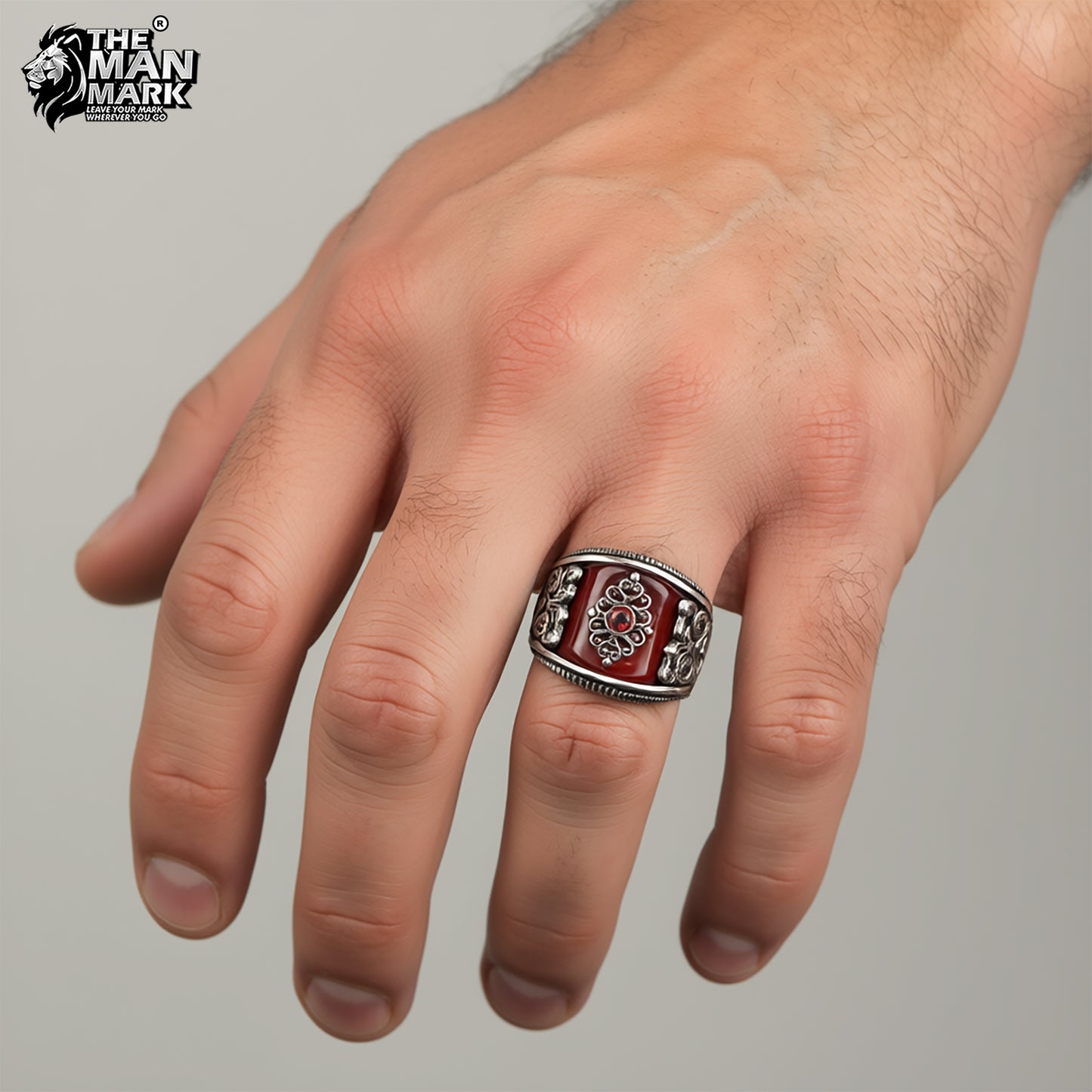 Inferno Crest Ring for Men