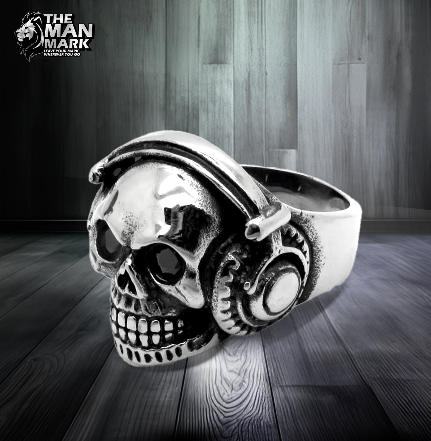 Headphone Philharmonic Skull Ring