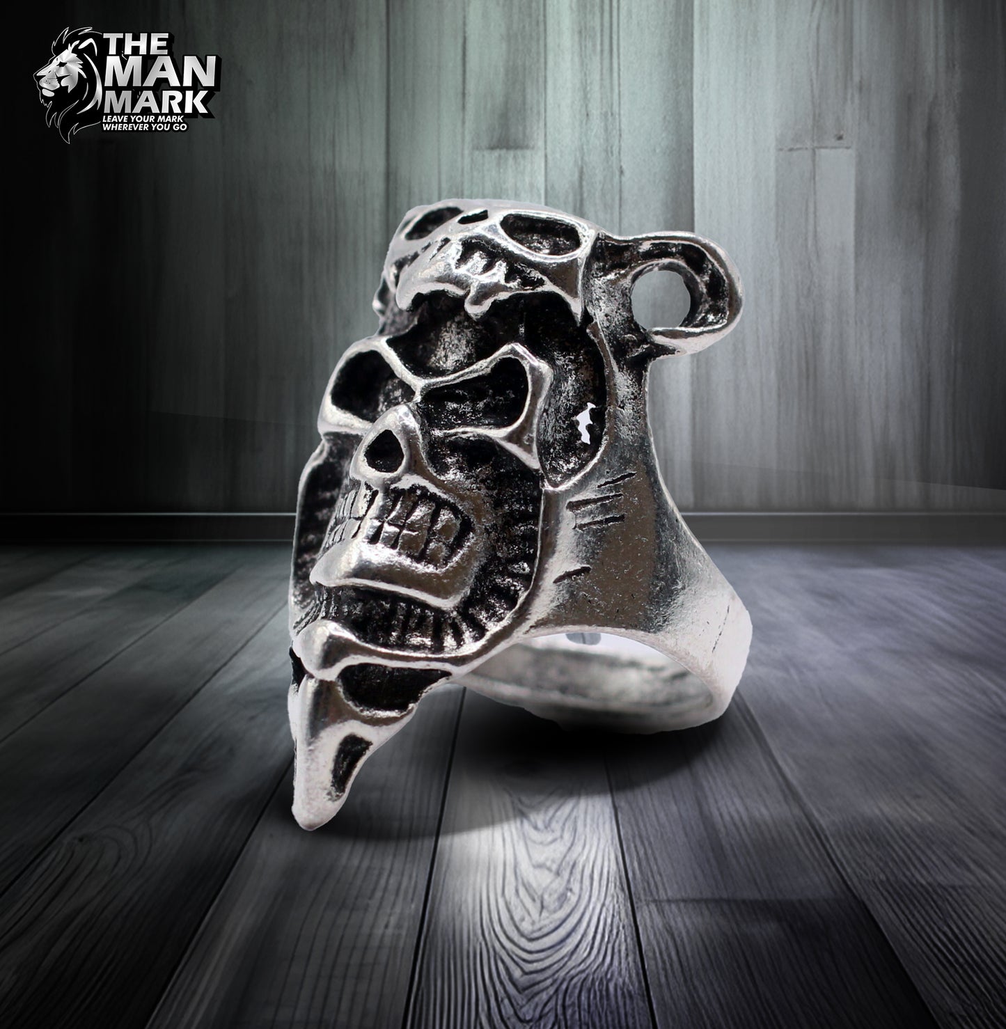 Devoured Skull Ring for Man