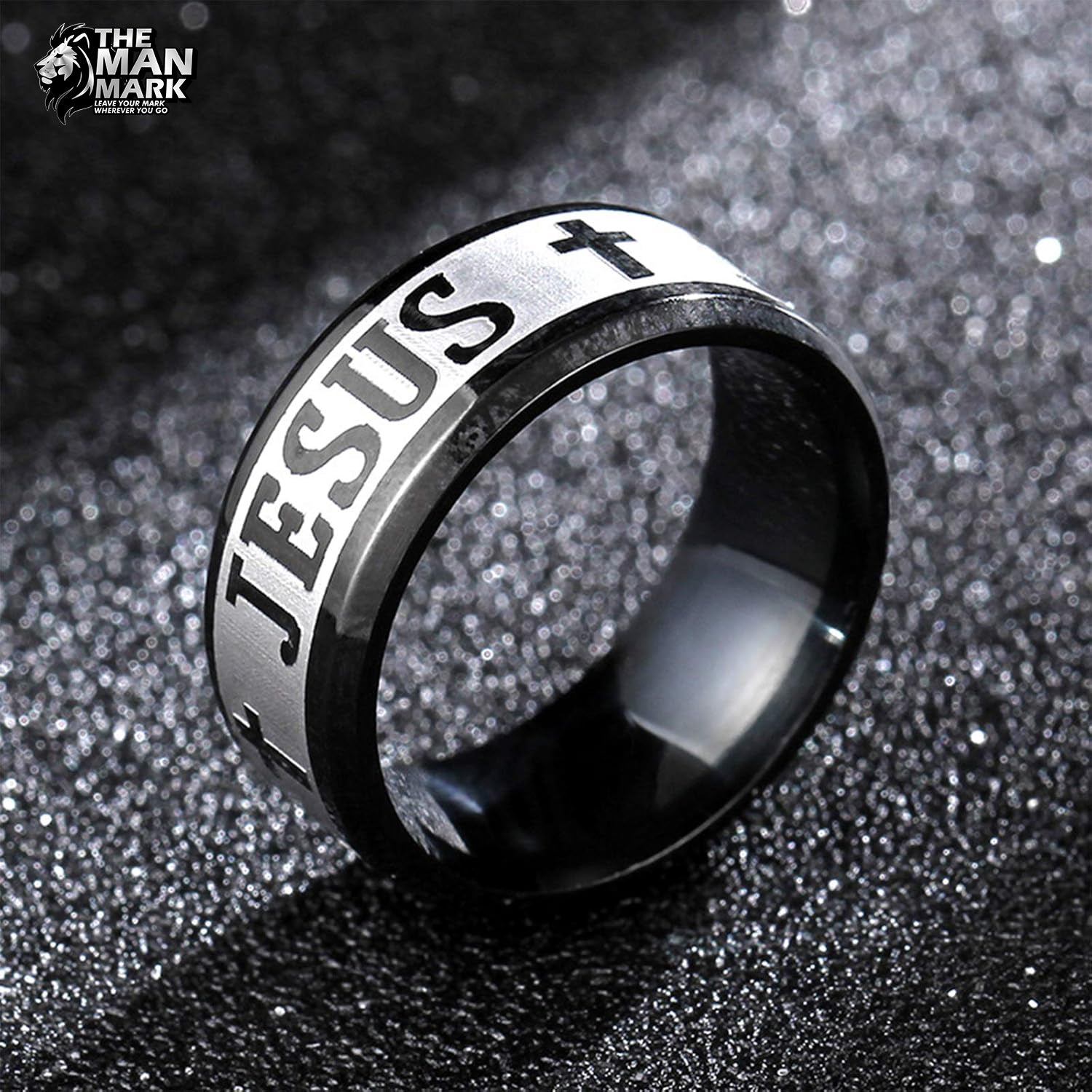 Faithline Edge Ring for Men