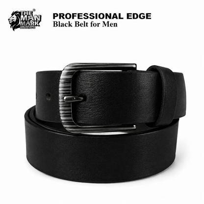 Black Sentinel Wallet, Alpha Rider Black Sunglasses & Professional Edge Black Belt – Premium Gift Combo for Men