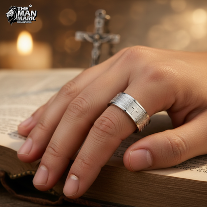 Christian Prayer Ring for Men