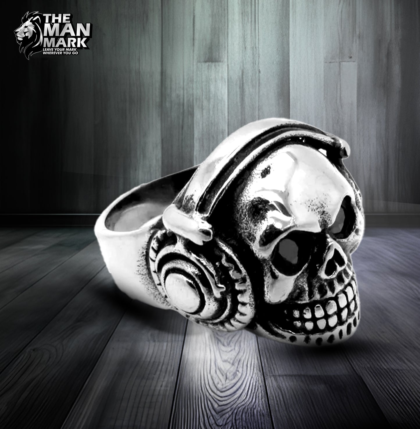 Headphone Philharmonic Skull Ring