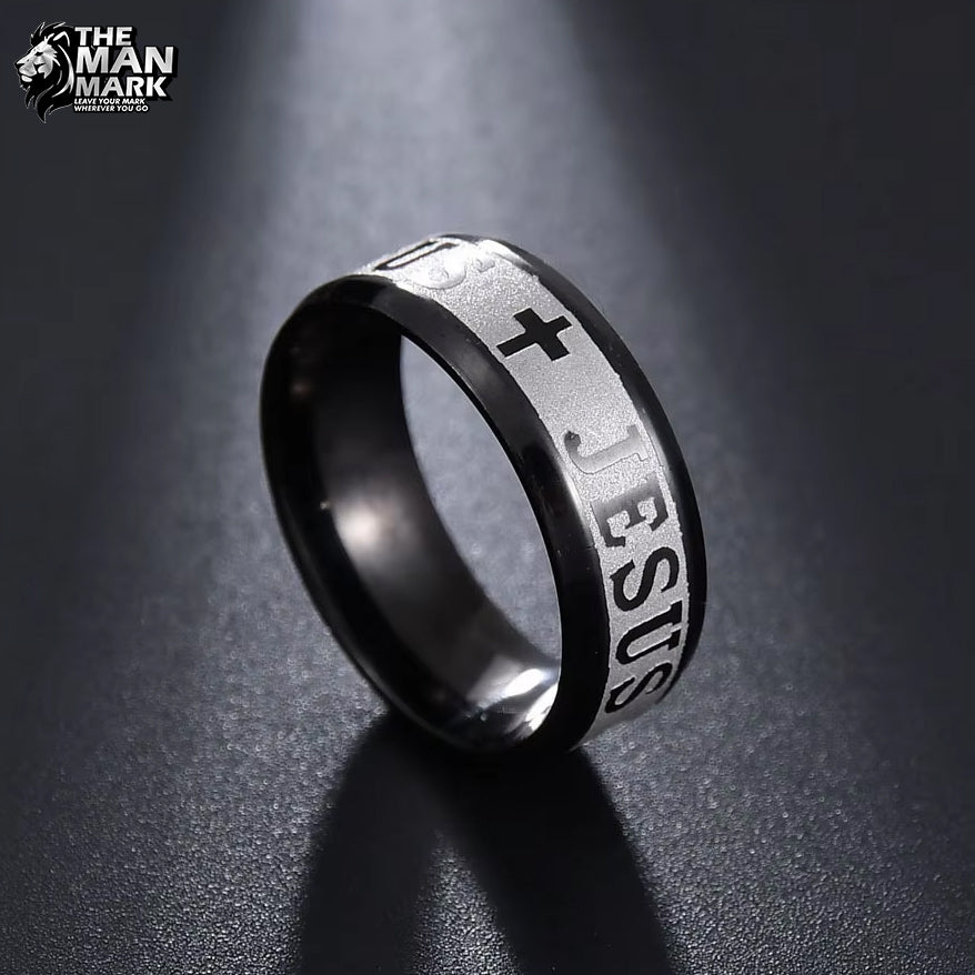 Faithline Edge Ring for Men