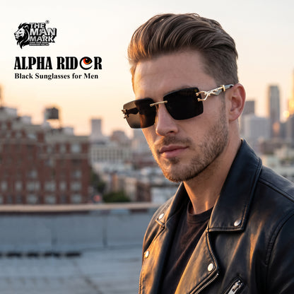 Alpha Rider Black & Brown Sunglasses Combo Pack for Men