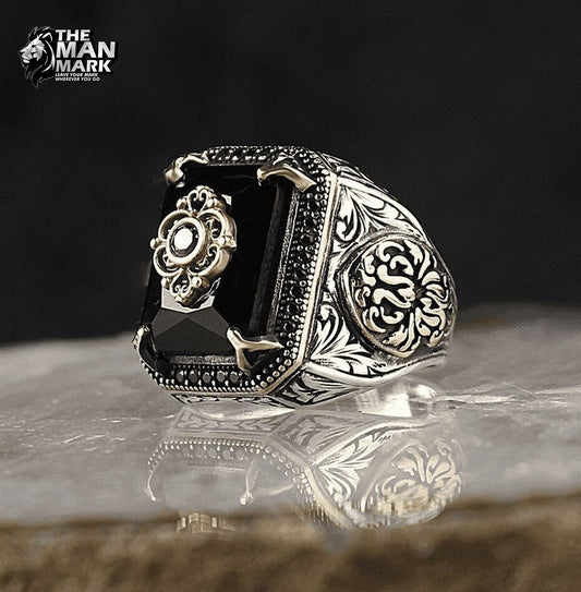 Midnight Heirloom Ring for Men
