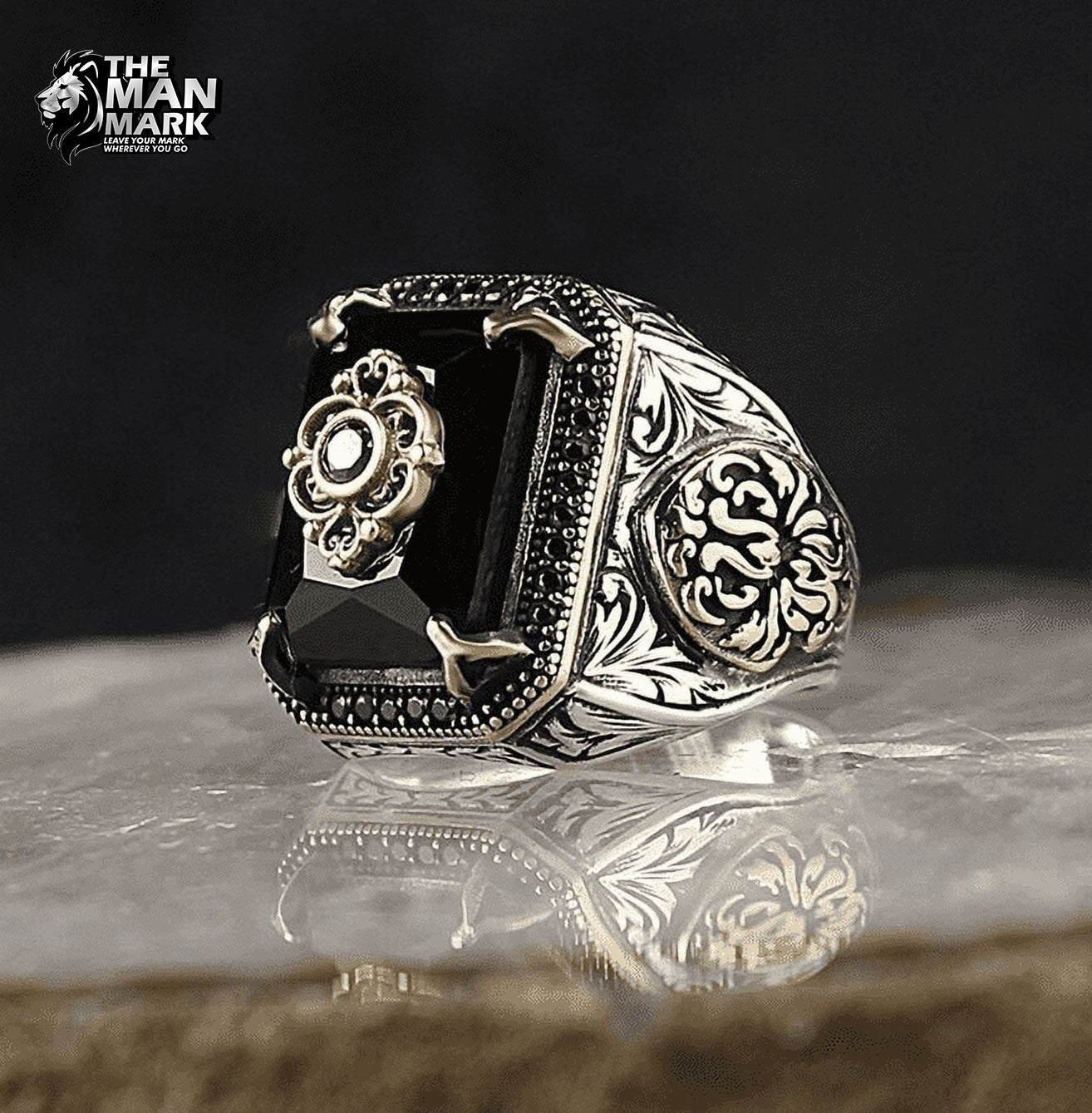 Midnight Heirloom Ring for Men
