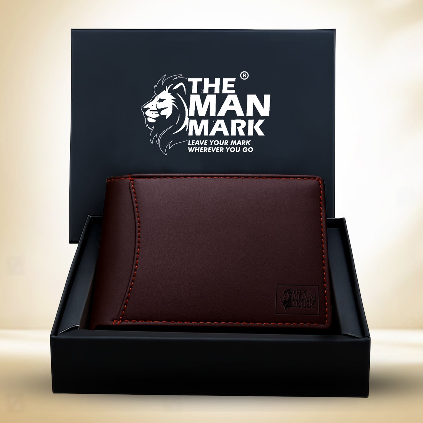 Classic Trio (Brown) Pu Leather Wallet- 3 Card Slots, 2 Currency Pockets, 2 ID Window, RFID Protection - Perfect Gift for Birthday, Valentine's Day, Father's Day, Brother's Day, Anniversary, Rakhi, Diwali etc.