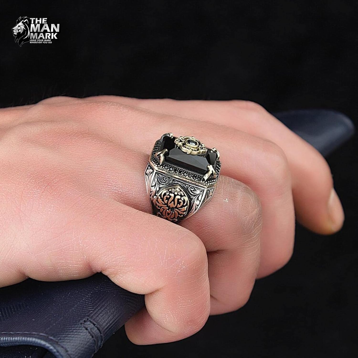 Midnight Heirloom Ring for Men