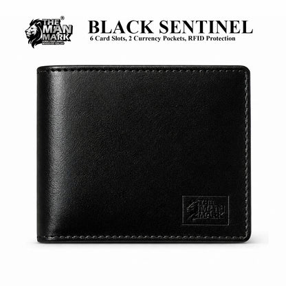 Black Sentinel Wallet, Alpha Rider Black Sunglasses & Professional Edge Black Belt – Premium Gift Combo for Men