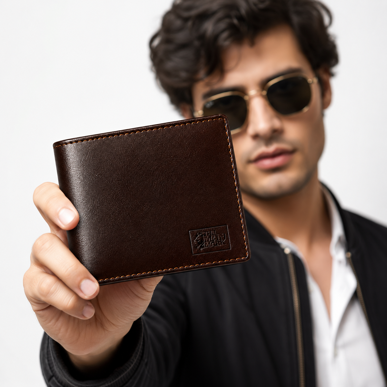 Brown Sentinel Wallet, Alpha Rider Brown Sunglasses & Professional Edge Brown Belt – Premium Gift Combo for Men
