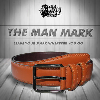 Luxury Tan  Belt for Men – The Man Mark | Elegant & Durable