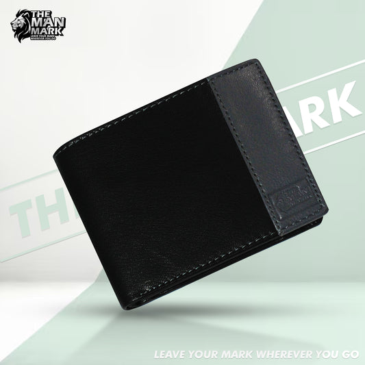 Premium Two-Tone  Leather Wallet For Men