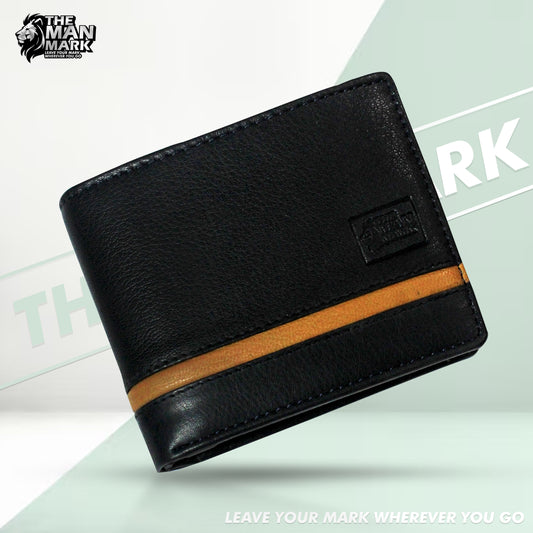 The Man Mark Classic RFID Protected Zip Wallet – Premium Genuine Leather