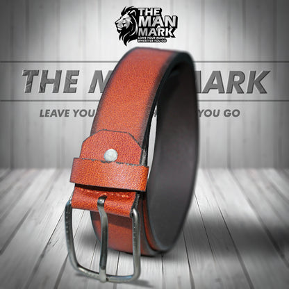 The Man Mark Premium Tan Belt – Stylish, Durable & Timeless