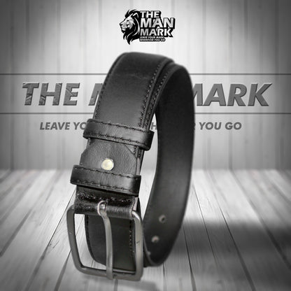 The Man Mark Black Belt – Timeless Style & Ultimate Durability