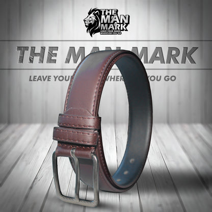The Man Mark Premium Dark Brown Belt – Classic, Durable & Timeless