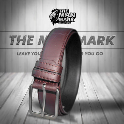 The Man Mark Premium Dark Brown Belt – Classic & Durable