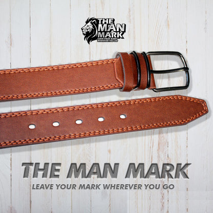 Premium Genuine Belt for Men – The Man Mark