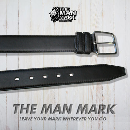 The Man Mark Black Belt – Timeless Style & Ultimate Durability